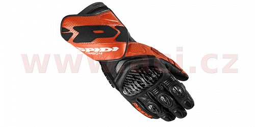 rukavice CARBO 4, SPIDI (černé/oranžové)